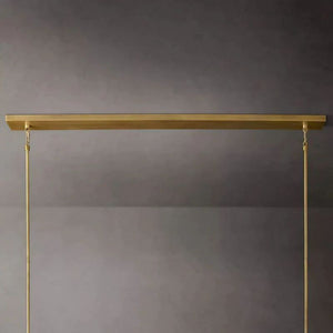 Kristina Glass Linear  Dining Room Chandelier 48"