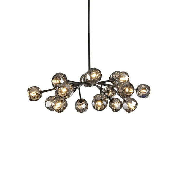 Kristina Glass Round Chandelier 36"