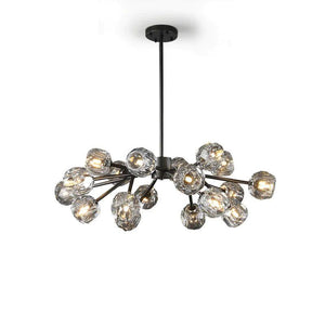 Kristina Glass Round Chandelier 36"