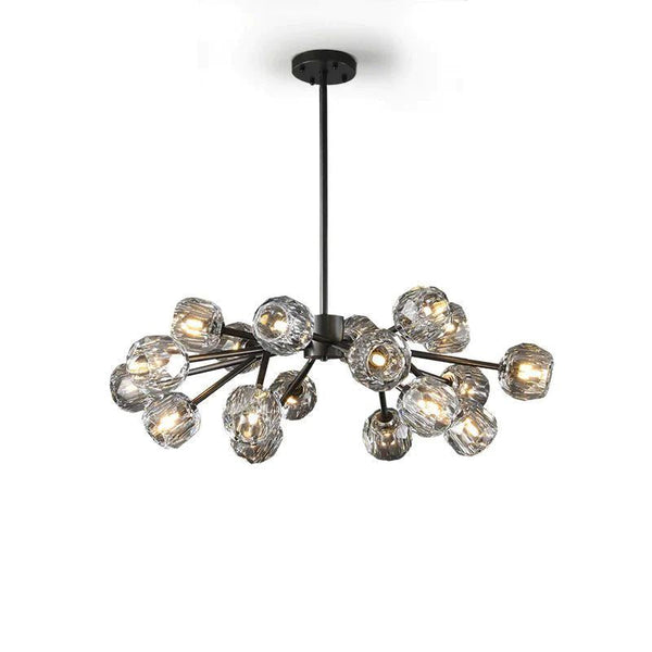 Kristina Glass Round Chandelier 36"