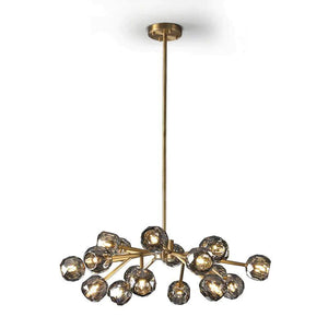 Kristina Glass Round Chandelier 36"