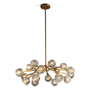 Kristina Glass Round Chandelier 36"