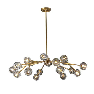 Kristina Glass Round  Dining Room Chandelier 48"