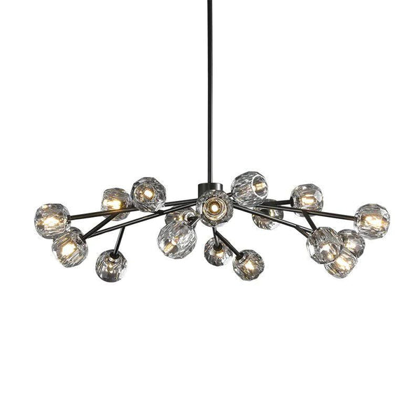 Kristina Glass Round  Dining Room Chandelier 48"