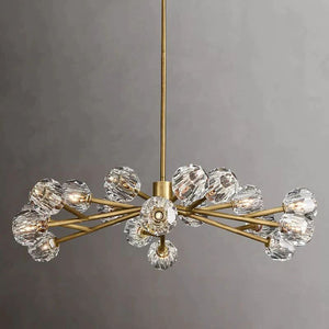Kristina Glass Round  Dining Room Chandelier 48"