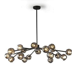 Kristina Glass Round  Dining Room Chandelier 48"