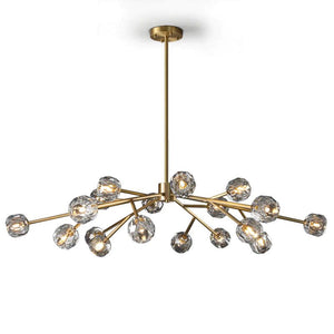 Kristina Glass Round Dining Room Chandelier 60"