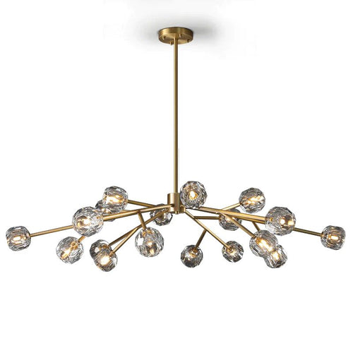 Kristina Glass Round Dining Room Chandelier 60"