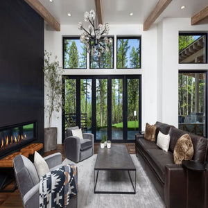 Kristina Glass Round Dining Room Chandelier 72"