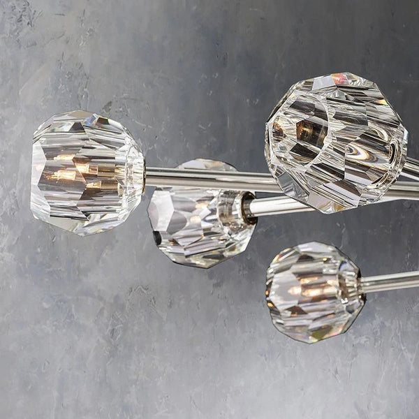 Kristina Glass Round Dining Room Chandelier 72"