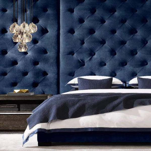 Kristina Glass Round Cluster Chandelier 14"