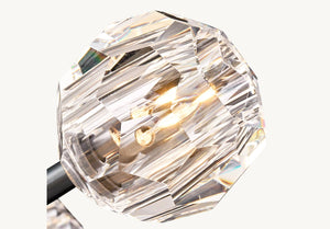 Kristina Cristal Clear Glass Flushmount 24"