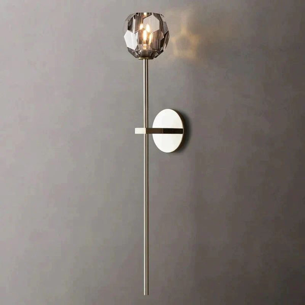 Kristina Glass Grand Bathroom Wall Sconce