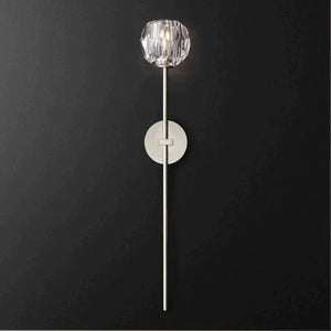 Kristina Glass Grand Bathroom Wall Sconce