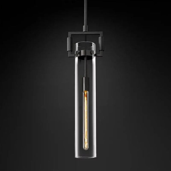 Mechanic Glass Cylinder Dining Room Pendant