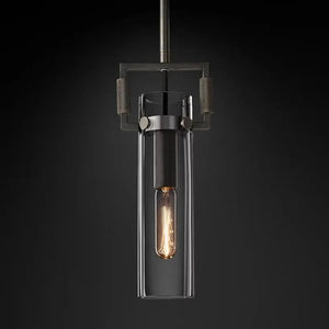 Mechanic Glass Cylinder Dining Room Pendant