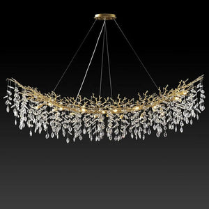 Modern Crystal Tree Branch Chandelier