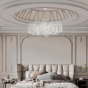 Modern Tree Branch Crystal Chandelier 55"L 30"D 40"D