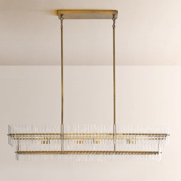 Mallory Crystal Linear Chandelier