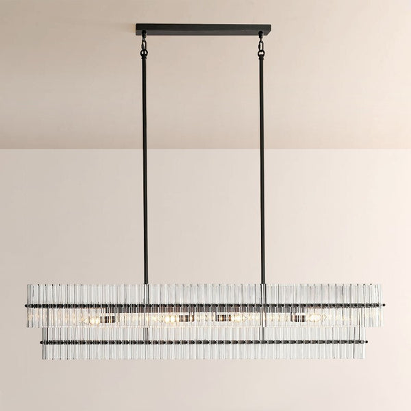 Mallory Crystal Linear Chandelier