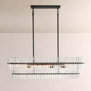 Mallory Crystal Linear Chandelier