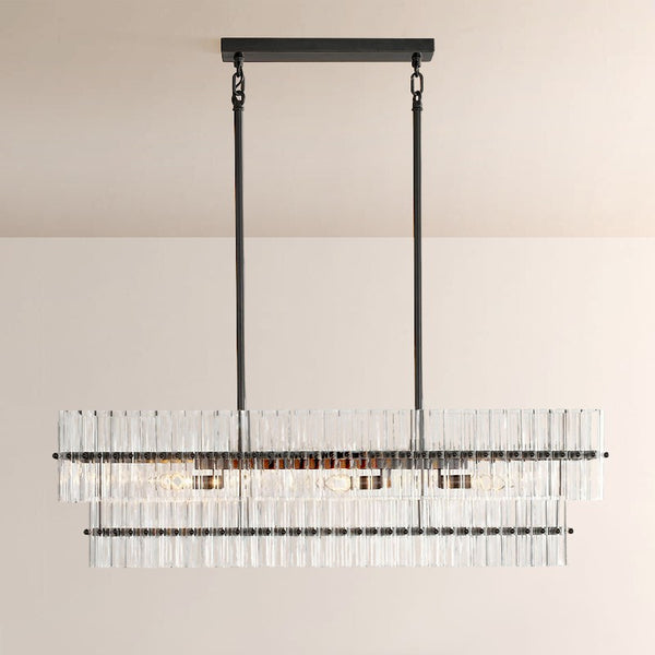 Mallory Crystal Linear Chandelier