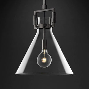 Mechanic Glass Funnel Island Pendant