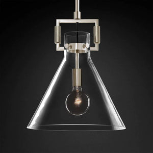 Mechanic Glass Funnel Island Pendant