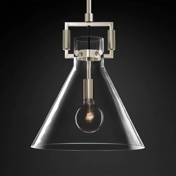 Mechanic Glass Funnel Island Pendant