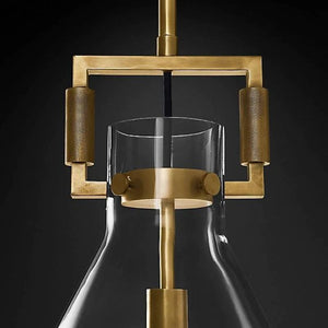 Mechanic Glass Funnel Island Pendant