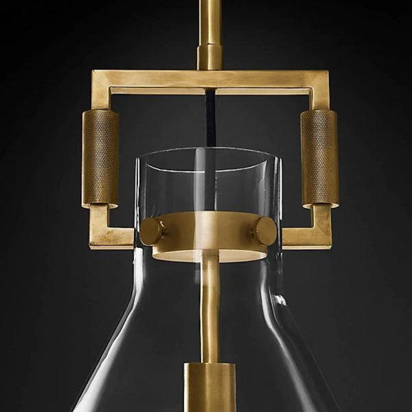 Mechanic Glass Funnel Island Pendant