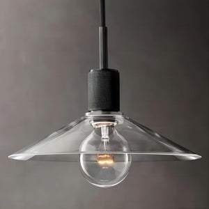 Mechanic Glass Slope Shade Island Pendant