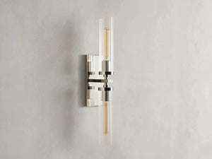 Andreas 2-Light Glass Wall Sconce