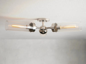 Andreas 3-Light Glass Flushmount