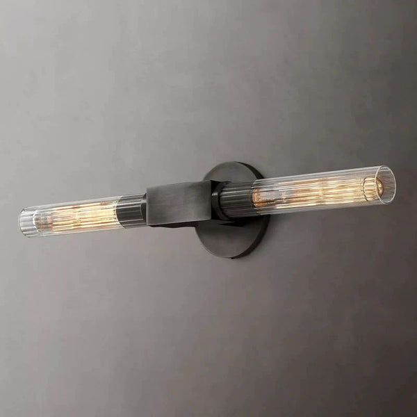 Cannele Glass Linear Wall Sconce