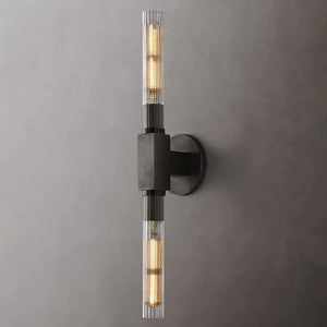 Cannele Glass Linear Wall Sconce
