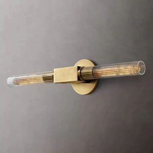 Cannele Glass Linear Wall Sconce