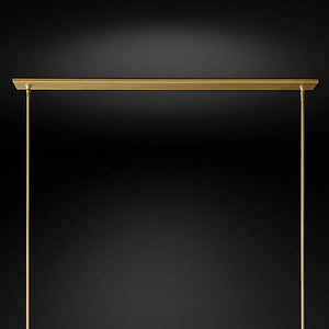 Ravella Blown Glass Linear Chandelier 59"