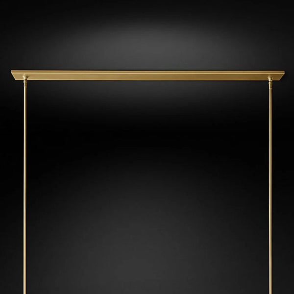 Ravella Blown Glass Linear Chandelier 59"