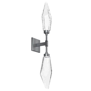 Rock Crystal Double Wall Sconce
