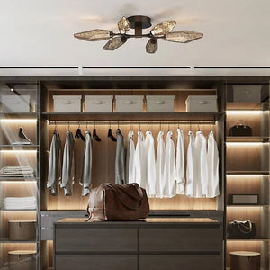 Rock Crystal  Flush Mount