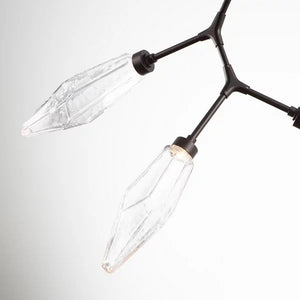 Rock Crystal Modern LED Chandelier