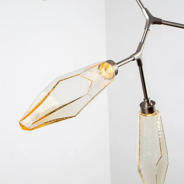 Rock Crystal Modern LED Chandelier