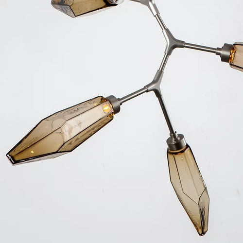 Rock Crystal Modern LED Chandelier