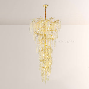 Shiro Noda Crystal Tree Branch Chandelier 95