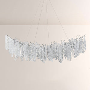 Shiro Noda Crystal Tree Branch Linear Chandelier 72