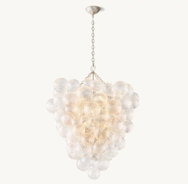 Talia Grape Glass Ball Chandelier