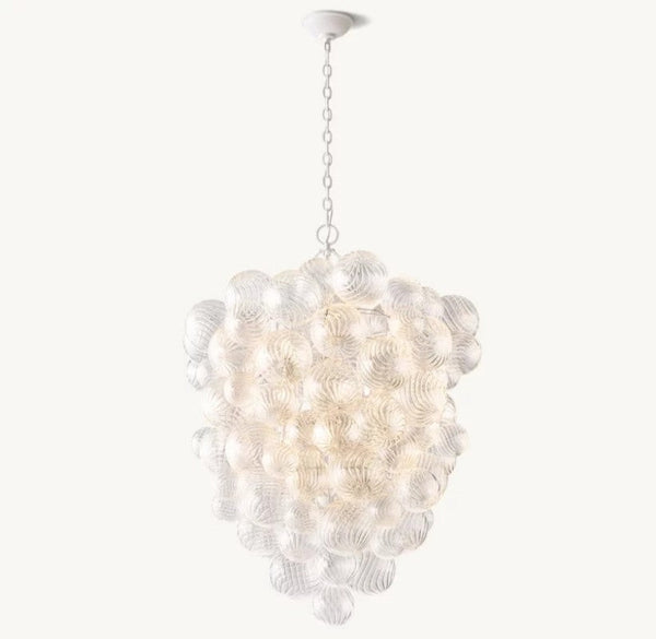 Talia Grape Glass Ball Chandelier