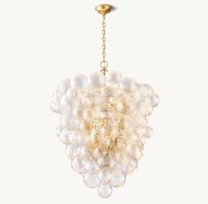 Talia Grape Glass Ball Chandelier