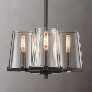 Pauille Glass 4-Lights Bedroom Pendant